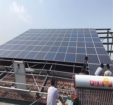  Jiangsu Suqian 50KW elektrownia fotowoltaiczna na dachu