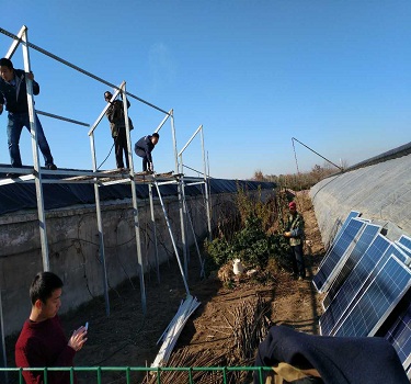  Shandong projekt demonstracyjny szklarni rolniczej fotowoltaicznej