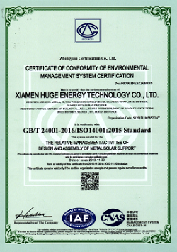  ISO14001 certyfikat OF zgodność OF certyfikacja systemu zarządzania środowiskowego