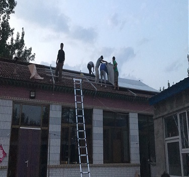  Shandong Weifang 5KW elektrownia fotowoltaiczna na dachu