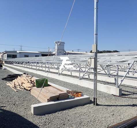  30MW projekt naziemnego systemu montażu słonecznego w Fukui Japonia