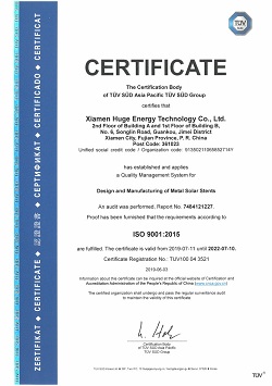  ISO 9001 certyfikat TUV 